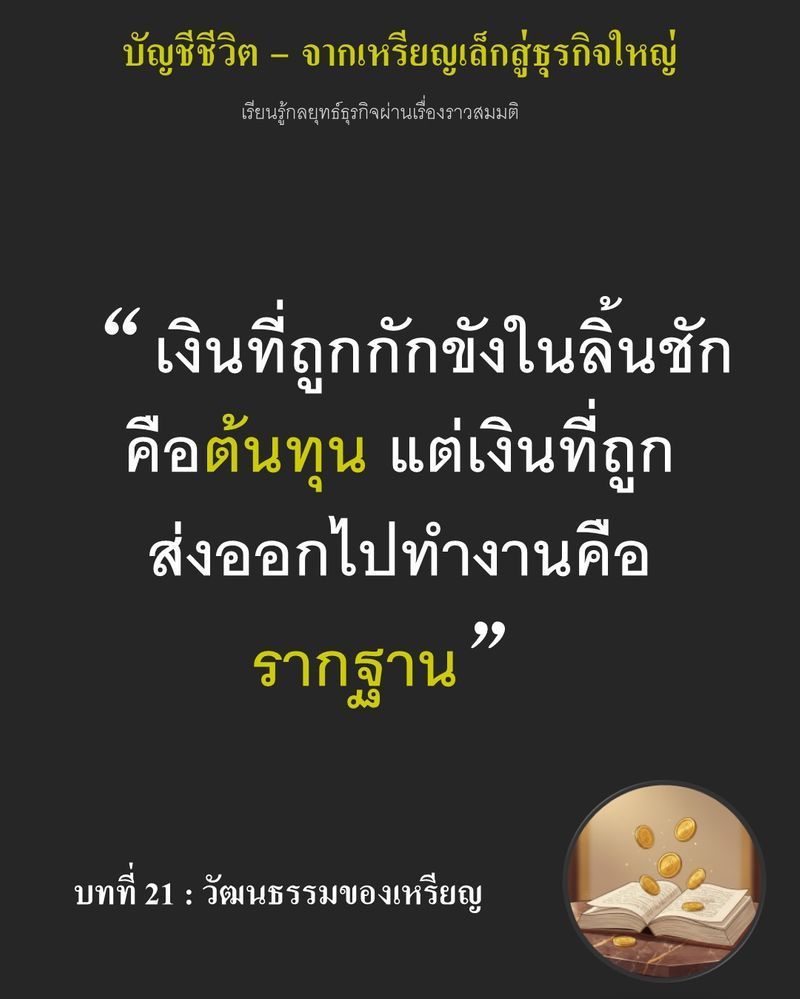 [มุมนิยายธุรกิจ] บทที่ 21 : วัฒนธรรมของเหรียญ — เงินเดือนพนักงานคือภาระก้อนโตที่ต้องรีดให้บาง...
เพื่อรักษาตัวเลขกำไร? แต่ถ้าการประหยัดวันนี้คือการวางระเบิดเวลาทำลายความภักดีในระยะยาว เดิมพันครั้งนี้จะมีราคาแพงกว่าตั