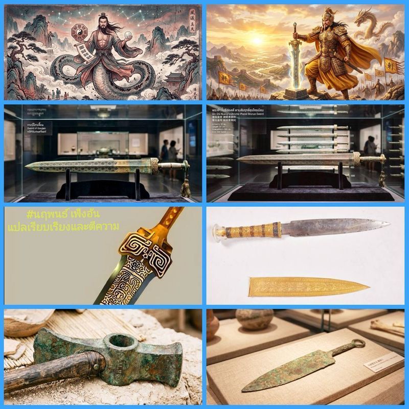 [Enve Engi] จีนใช้แร่ไทเทเนียม โลหะผสม (Alloy) กว่า 5,000 ปี โครเมียม 2,500 ปี ถนนหลวงสายแรกของโลก 2,200ปี
บันทึกสือจี้ จักรพรรดิเหลือง ทรงใช้กระบี่ซวนหยวน สันนิษฐานในยุคปัจจุบันว่ามี Titanium Nitride (TiN) มีสีเ