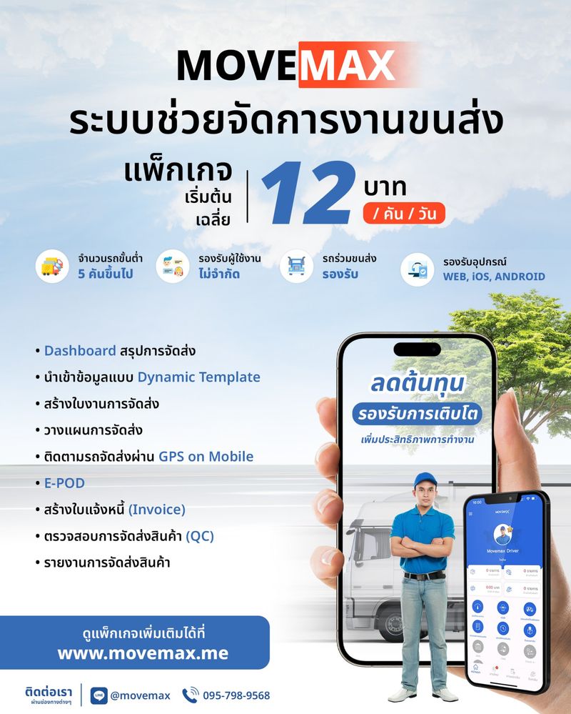 [MoveMax ] MoveMax ถูกออกแบบมาเพื่อปรับ “โครงสร้างกระบวนการขนส่ง” ให้ ...