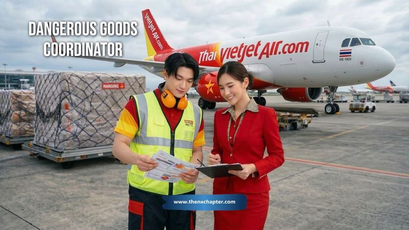 Thai Vietjet รับสมัคร Dangerous Goods Coordinator ที่สุวรรณภูมิ | The NX Chapter