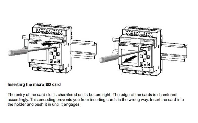 Download โปรแกรมจาก micro SD ลงเครื่องใช้กับ Siemens LOGO! 8