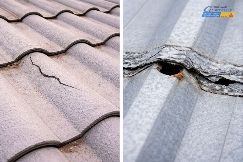 ซ่อมหลังคารั่ว ด้วยตัวเอง วิธีปิดรอยรั่วซึม แบบง่าย ไม่ต้องรื้อหลังคา | โปรซูเมอร์ ซัพพลาย | เคมีภัณฑ์ก่อสร้าง ซิก้า แลงโก้ ราคาโรงงาน ขายปลีก/ส่ง