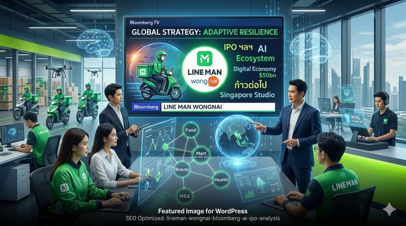 LINE MAN Wongnai interview on Bloomberg TV