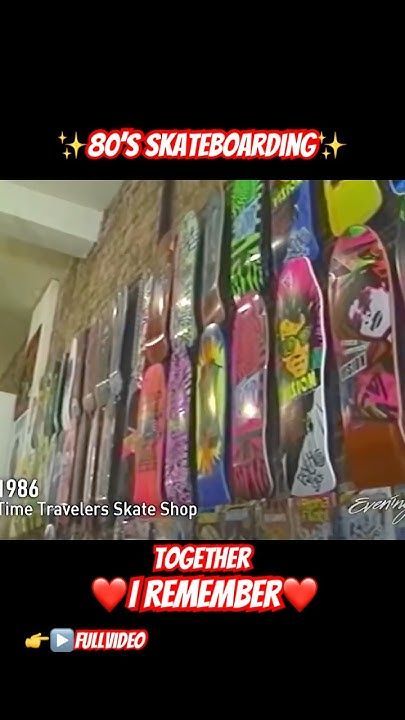 🤯1980’s Gen X Skateboarding MAGIC. 1986 skate shop nostalgia #genx #80skids #oldschoolskateboarding