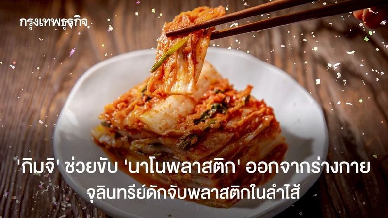 ‘กิมจิ’ ช่วยขับ ‘นาโนพลาสติก’ ออกจากร่างกาย จุลินทรีย์ดักจับพลาสติกในลำไส้