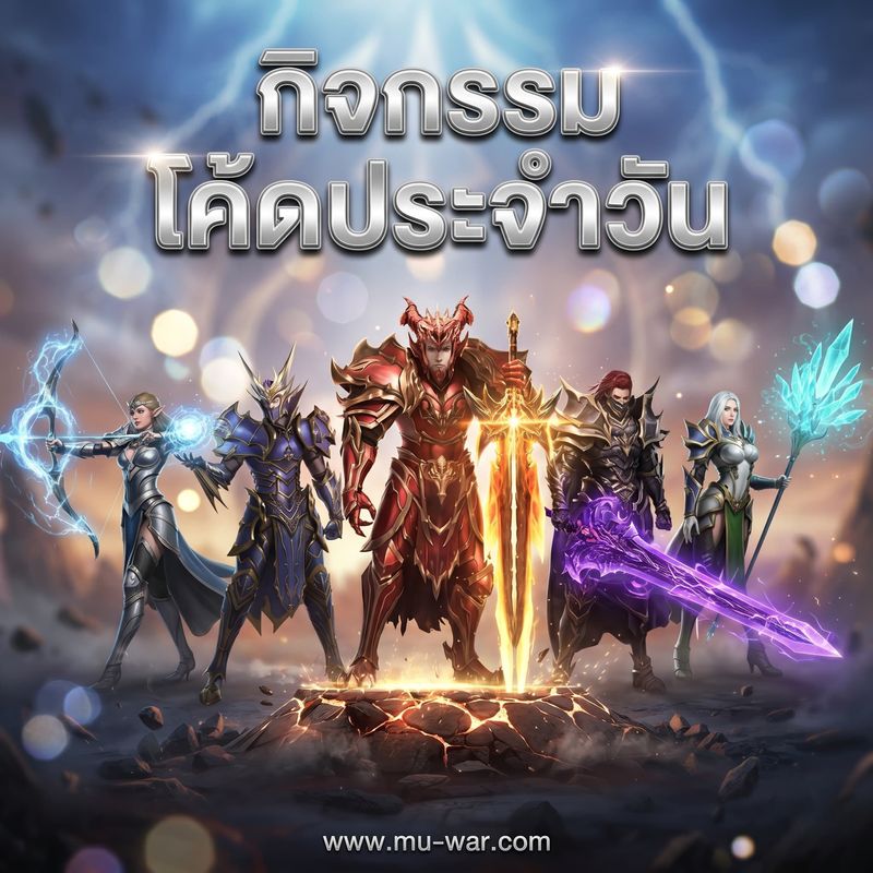 [Mu Origin War เกมส์มิวมือถือ] ⚔️ MU OriginWAR 11.5.0 ⚔ กิจกรรมโค้ด 24 ...