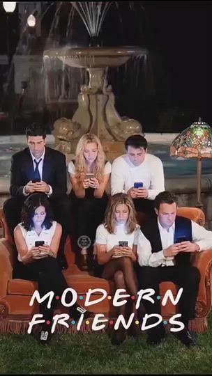 [ความสุขวิถี ZEN] Friends ถ้าแต่ละฉากถ่ายทำในยุคนี้! 👬👭 ผมเห็นภาพแบบนี้ ...