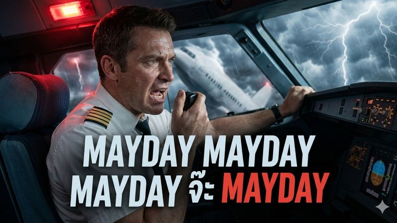 [แอบดูที่รูเดิม] Mayday Mayday Mayday จ๊ะ Mayday อังกฤษสำเนียงฝรั่งเศส ...