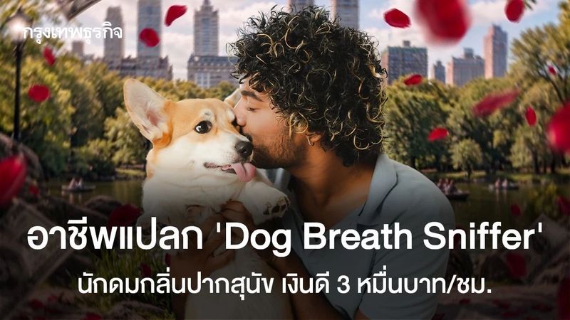 อาชีพแปลก นักดมกลิ่นปากหมาในนิวยอร์ก ทนได้..รับเลย 30,000 บาท