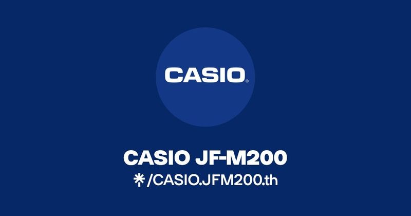 CASIO JF-M200 Official: TikTok, Facebook | Linktree