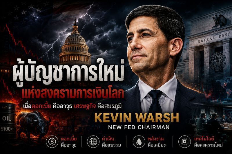 [The Fayn Man] “ผู้บัญชาการใหม่” แห่งสงครามการเงินโลก
ในโลกยุคใหม่... สงครามไม่ได้เริ่มจากรถถังเสมอไป
บางครั้ง มันเริ่มจาก “ดอกเบี้ย”
