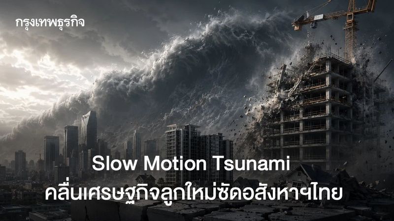 Slow Motion Tsunami คลื่นเศรษฐกิจลูกใหม่ซัดอสังหาฯไทย