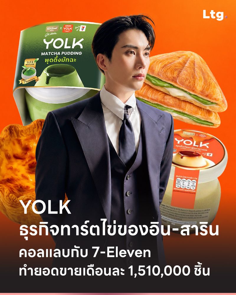 [ลงทุนเกิร์ล] YOLK ธุรกิจทาร์ตไข่ของอิน-สาริน คอลแลบกับ 7-Eleven ทำ ...