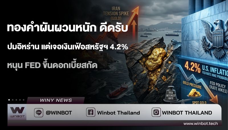 [WINBOT] 😱ทองคำผันผวนหนัก 🔍ที่มา : https://th.investing.com/news ...