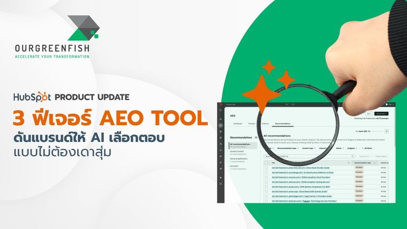 3 ฟีเจอร์ AEO Tool ดันแบรนด์ให้ AI เลือกตอบแบบไม่ต้องเดาสุ่ม