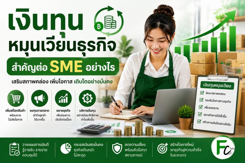 เงินทุนหมุนเวียนธุรกิจ | Fastcash Today