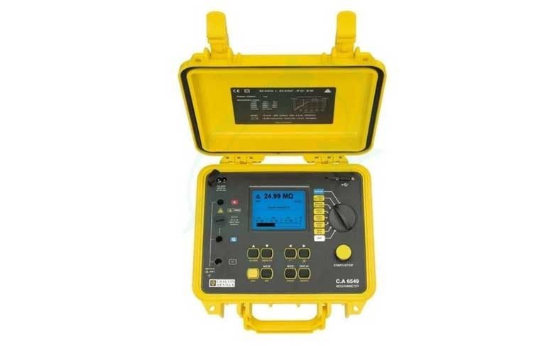 การวัดค่าความเป็นฉนวนของสายไฟด้วย Insulation Tester Chauvin Arnoux CA-6549
