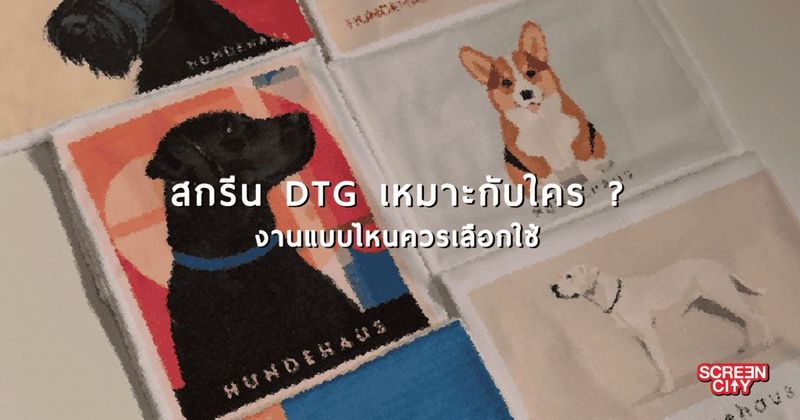 สกรีน DTG เหมาะกับใคร? งานแบบไหนควรเลือกใช้ 2026 - Screen City