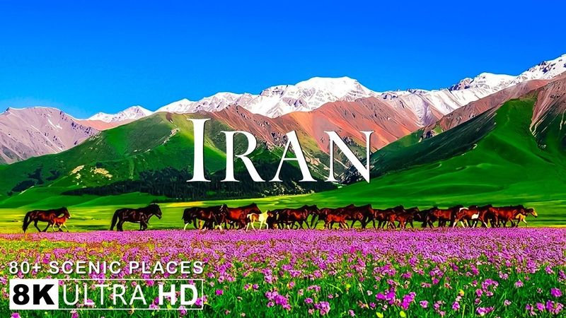 Iran In 8K | 80 Incredible Scenes with Relaxing Music.