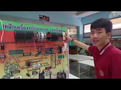 วงจรไฟฟ้าเครื่องปรับอากาศแบบเเยกส่วน วิชางานเครื่องปรับอากาศ