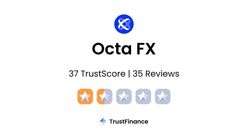 Octa FX ดีไหม โกงจริงไหม? 37 TrustScore จาก 35 รีวิว