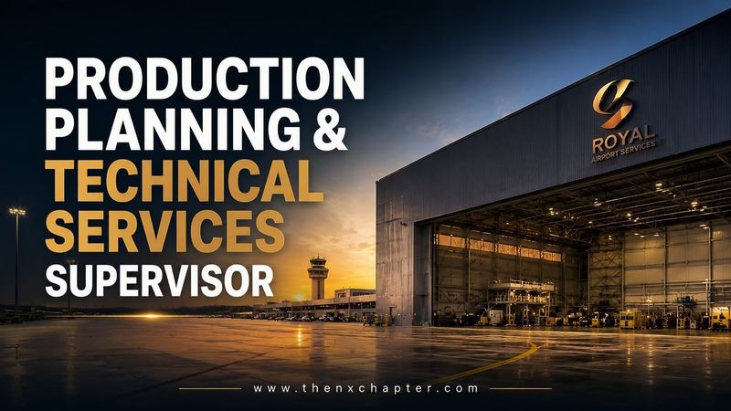 Royal Airport Services รับสมัคร Production Planning & Technical Services Supervisor ขอ TOEIC 550+ | The NX Chapter