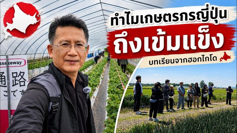 ทำไมเกษตรกรญี่ปุ่นถึงเข้มแข็ง บทเรียนจากฮอกไกโด