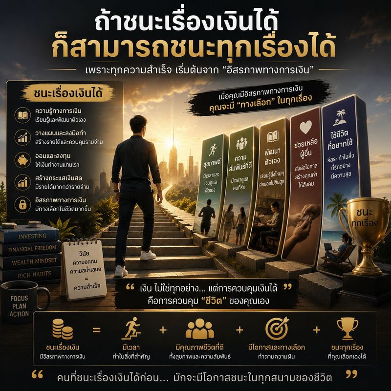 “ถ้าชนะเรื่องเงิน = ชนะทุกอย่างบนโลก?” Mindset การสร้างตัวในโลกทุนนิยม
