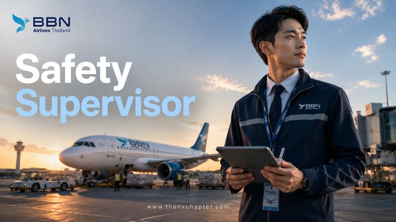 BBN Airlines รับสมัคร Safety Supervisor | The NX Chapter