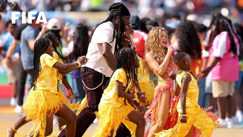 Shakira, Burna Boy & Triplets Ghetto Kids | Final Halftime Show | Full Performance