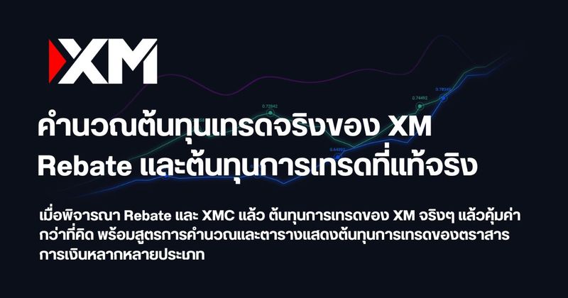 เครื่องคำนวณ Rebate และต้นทุนเทรดจริง XM