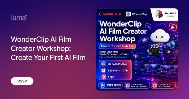 WonderClip AI Film Creator Workshop: Create Your First AI Film · Luma