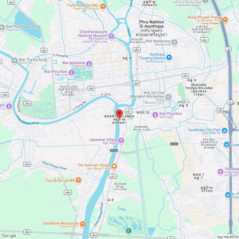 หมู่บ้านฮอลันดา · Ho Rattanachai, Phra Nakhon Si Ayutthaya District, Phra Nakhon Si Ayutthaya 13000, Thailand