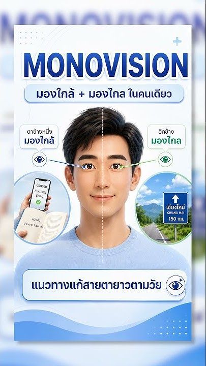 Monovision เลสิคสายตายาว #ทำเลสิคหมอตุลยา#monovision
