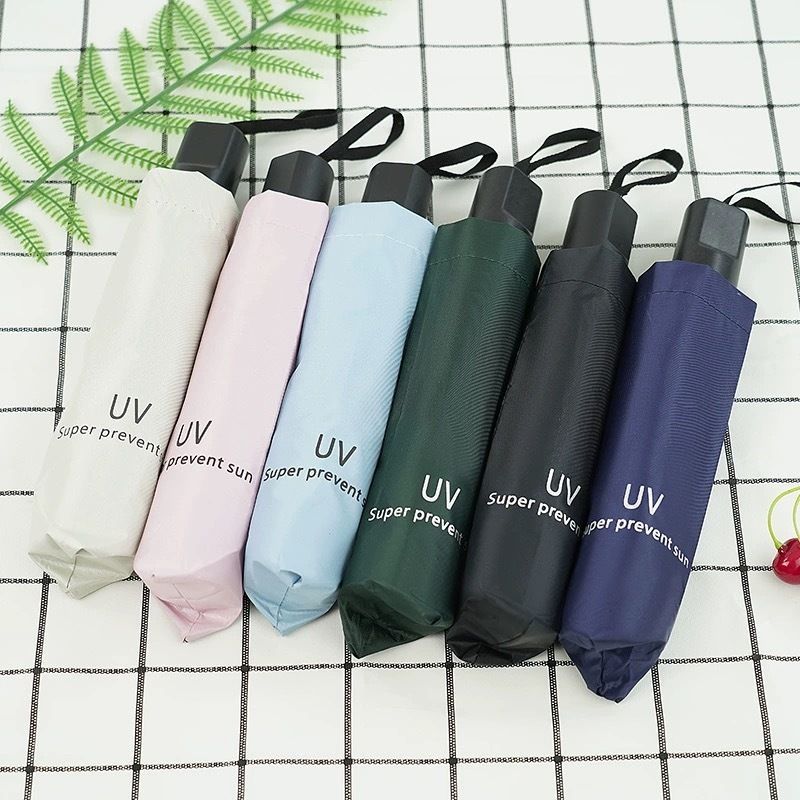 ร่มพับ ร่ม กันฝน ร่มพกพา ร่มกันแดด ร่มกันUV ร่มกันฝน ด้านในดำ YS-01 | Shopee Thailand
