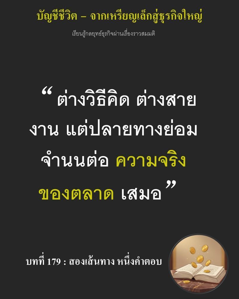 [มุมนิยายธุรกิจ] บทที่ 179 : สองเส้นทาง หนึ่งคำตอบ — ความต้องการสินค้าถูกคำนวณออกมาได้ถึง 6,032 กิโลกรัมต่อวัน...
แต่พื้นที่ใหม่ที่กำลังสร้าง ถูกออกแบบไว้สูงสุดเพียง 5,000 กิโลกรัม และตัวเลขส่วนเกินนั้นไม่ได้รอใคร