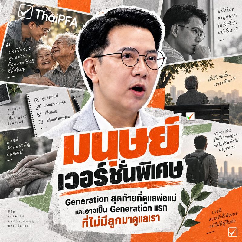 รุ่นเราอาจเป็นรุ่นสุดท้ายที่เลี้ยงพ่อแม่…และรุ่นแรกที่ไม่มีลูกเลี้ยงเรา
