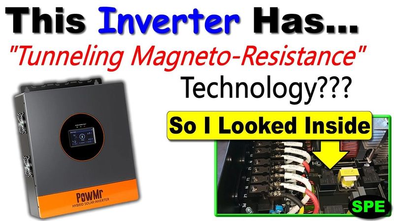 #PowMr 48V 8kW Inverter Uses TMR Tunneling Magnetoresistance Technology - Let’s Look INSIDE #review