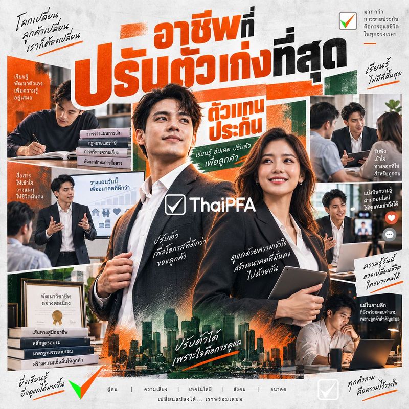 จากคนขายประกัน สู่ที่ปรึกษาการเงิน ทำไมอาชีพนี้ถึงปรับตัวเก่งที่สุด?