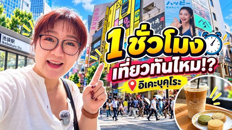 มีเวลาแค่ 1 ชั่วโมงในอิเคะบุคุโระ! เดินช้อป แวะคาเฟ่ จะทันไหม?